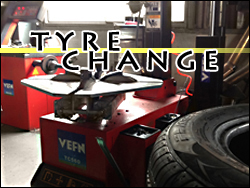 ホイールからのタイヤ脱着